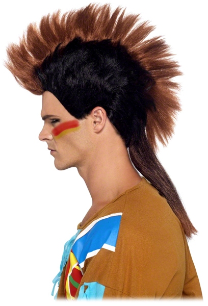 NATIVE AMERICAN MOHAWK WIG