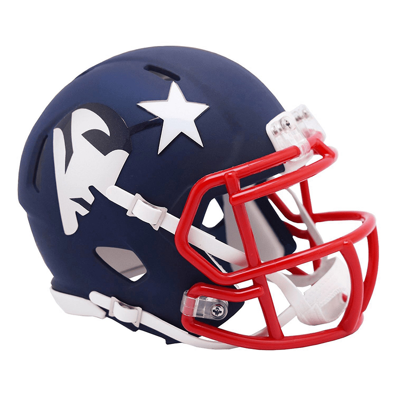 NEW ENGLAND PATRIOTS REPLICA BLUE MINI HELMET