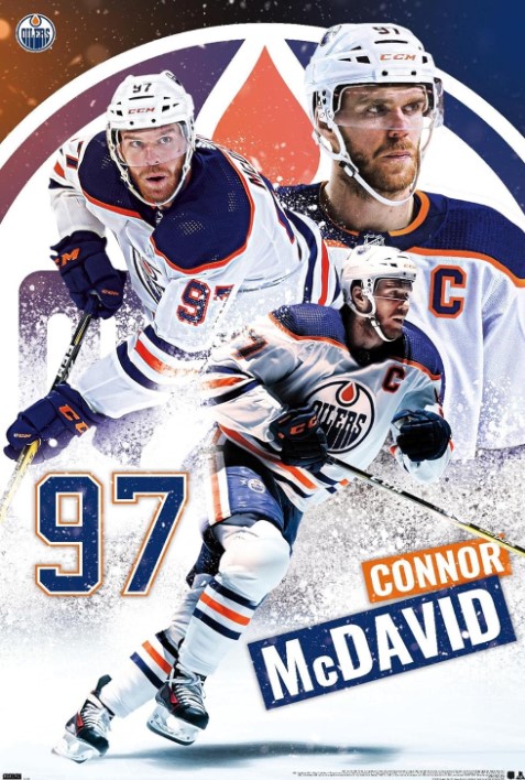NHL EDMONTON OILERS -  CONNOR MCDAVID 22 POSTER (22