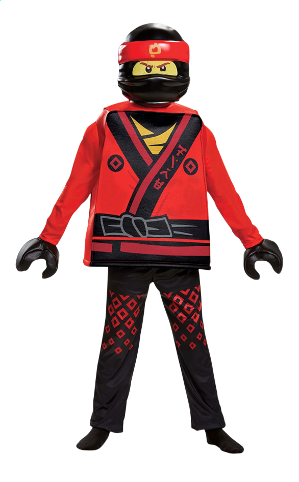 NINJAGO - DELUXE KAI COSTUME (RED & BLACK) (CHILD) / BOYS (3 YEARS TO ...