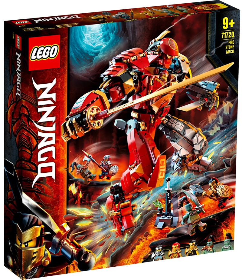 NINJAGO MASTERS OF SPINJITZU - FIRE STONE MECH (968 PIECES) 71720 ...