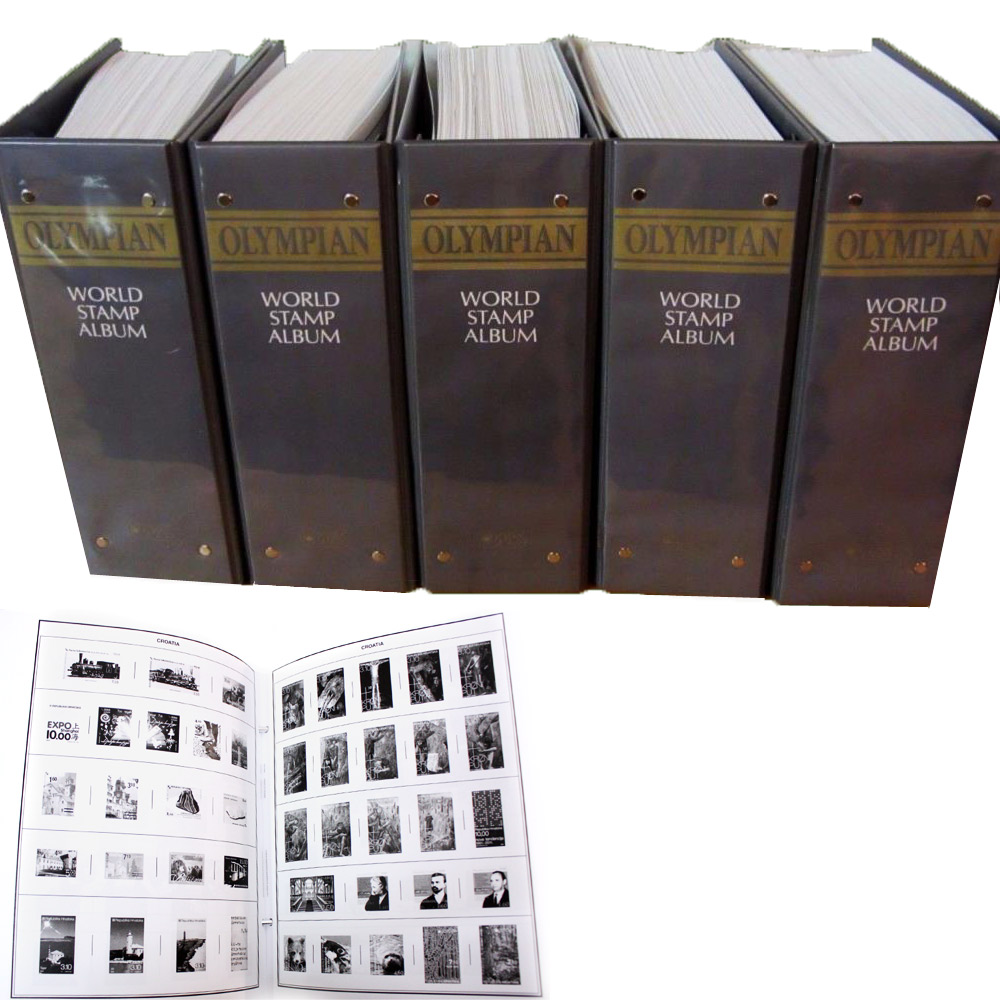 OLYMPIAN - CWS OLYMPIAN ALBUM, 5 VOLUMES (UNTIL 2017) / STAMP ALBUMS