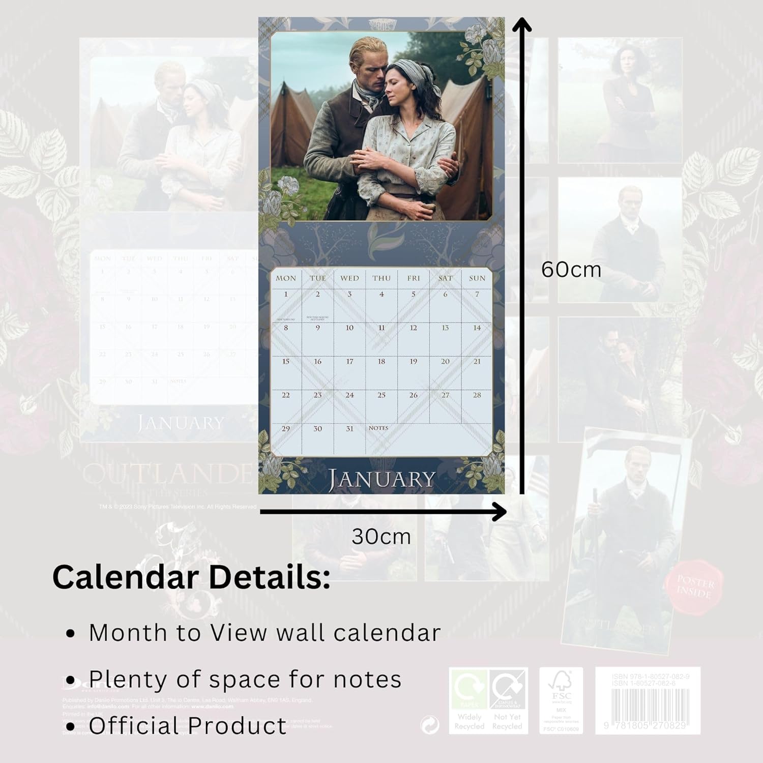 OUTLANDER OFFICIAL 2024 CALENDAR