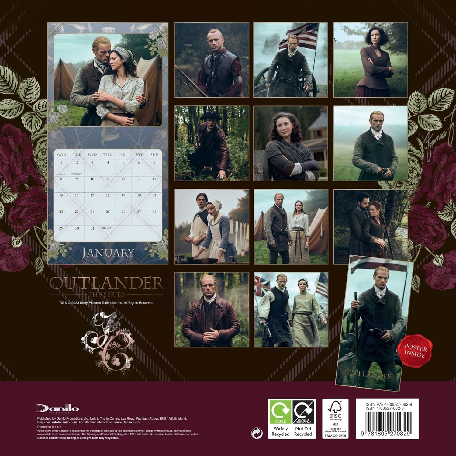 Outlander 2025 Desk Calendar