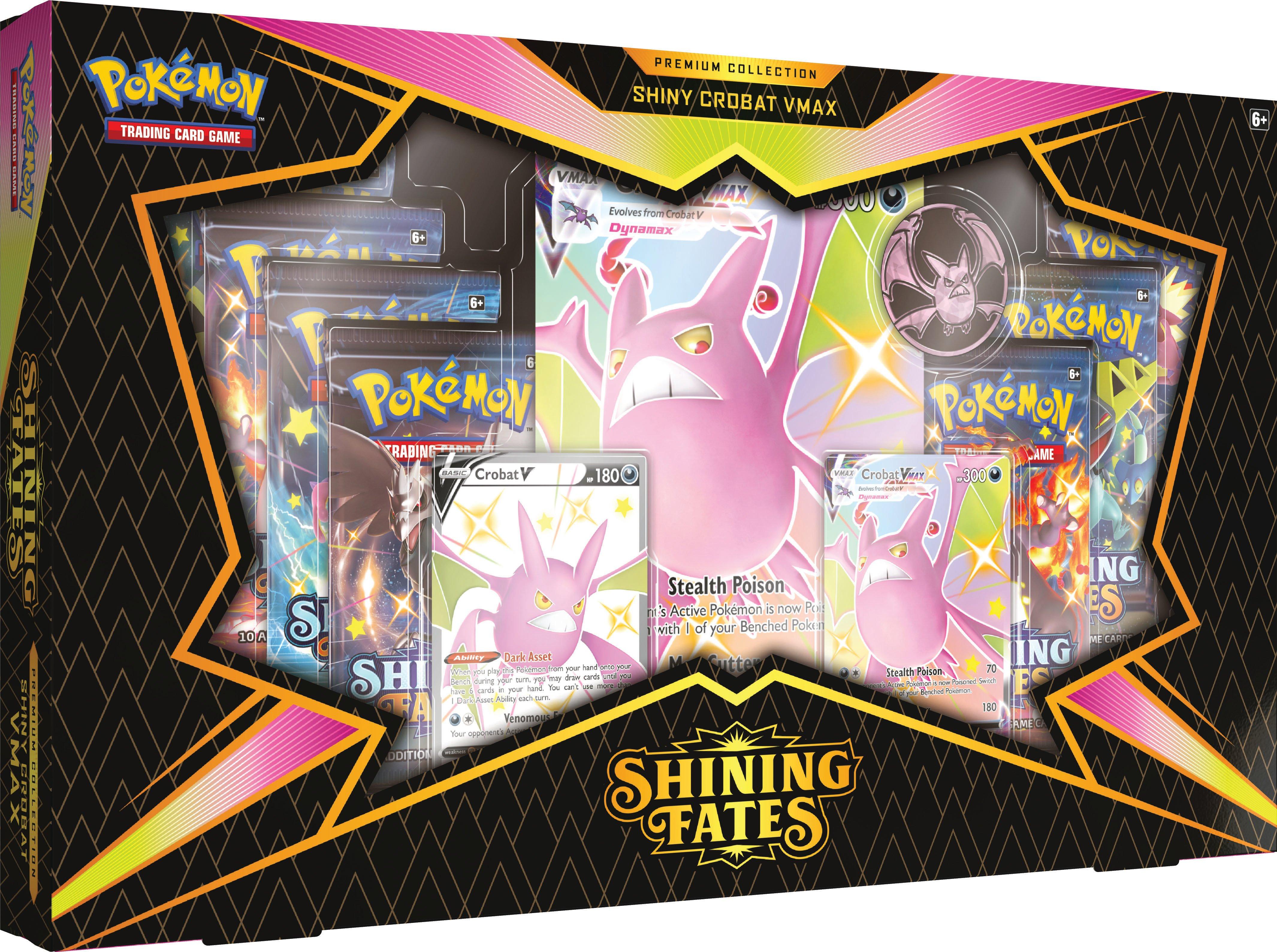 Pokemon Shiny Crobat Vmax Premium Collection English Shining Fates Pokemon