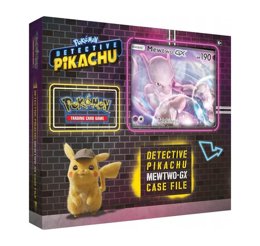 POKEMON - MEWTWO GX BOX (6 BOOSTERS + ACCESSORIES) - DETECTIVE PIKACHU ...