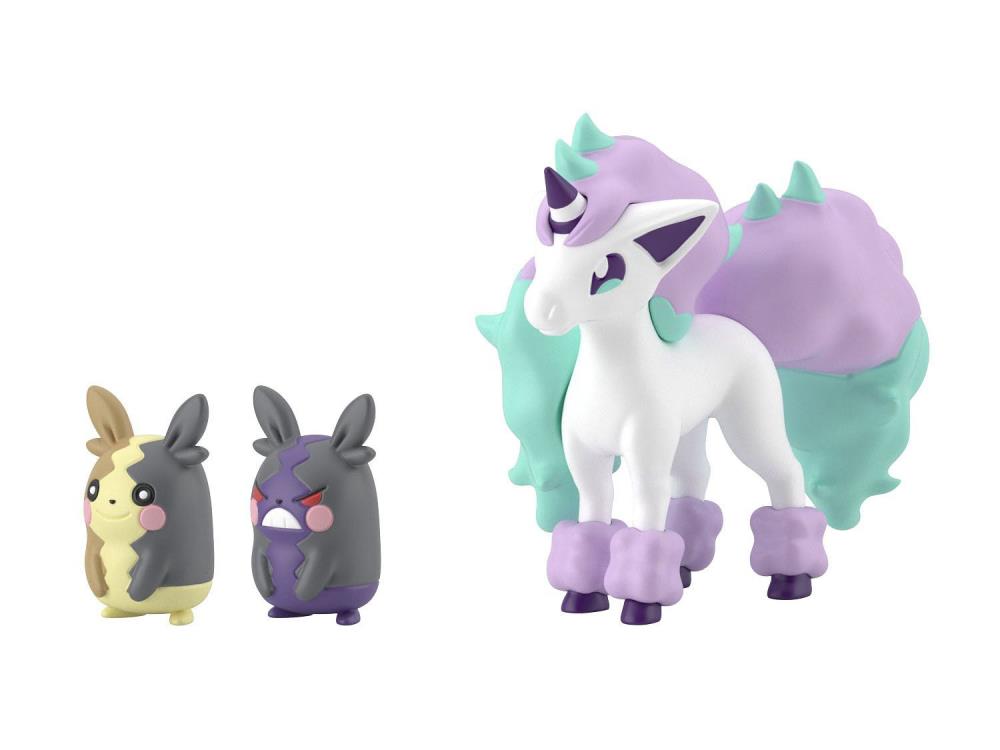 POKEMON - MORPEKO & GALARIAN PONYTA FIGURE - SCALE WORLD GALARIAN ...