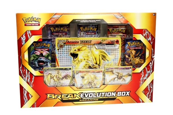 POKEMON XY - ARCANINE BREAK EVOLUTION BOX SET (5P10 + 4 PROMO CARD ...