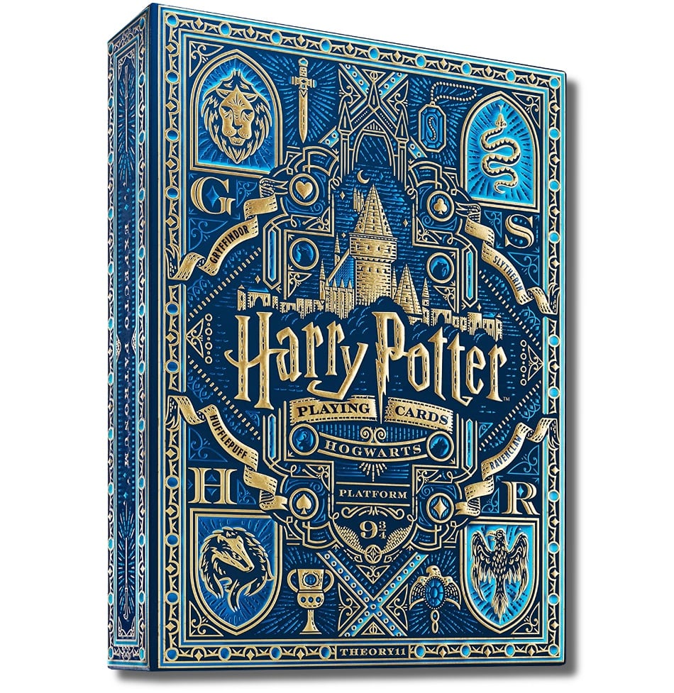 POKER SIZE PLAYING CARDS -  BICYCLE - THEORY-11 HARRY POTTER (BLUE)
