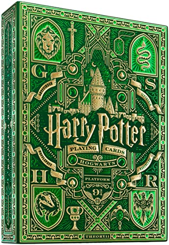 POKER SIZE PLAYING CARDS -  BICYCLE - THEORY-11 HARRY POTTER (GREEN)