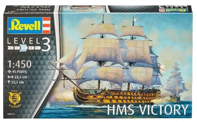 SAIL SHIP -  H.M.S. VICTORY MODEL ONLY - 1/450 (SKILL LEVEL 3)