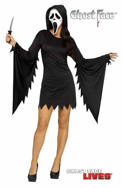 SCREAM -  GLAMOUR GHOST FACE COSTUME (ADULT)