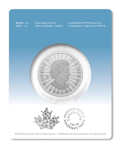 SILVER PREMIUM BULLION -  FIRST STRIKES: THE MAJESTIC POLAR BEAR AND CUBS - 1 OUNCE FINE SILVER COIN -  2023 CANADIAN COINS 02