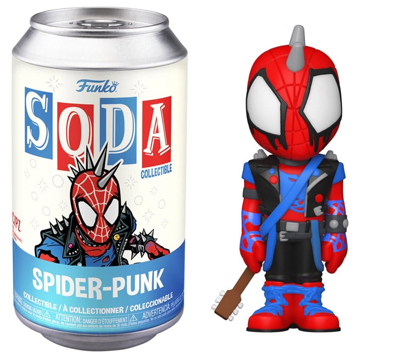 SODA VINYL FIGURE OF SPIDER-PUNK (4 INCH) - FUNKO SODA