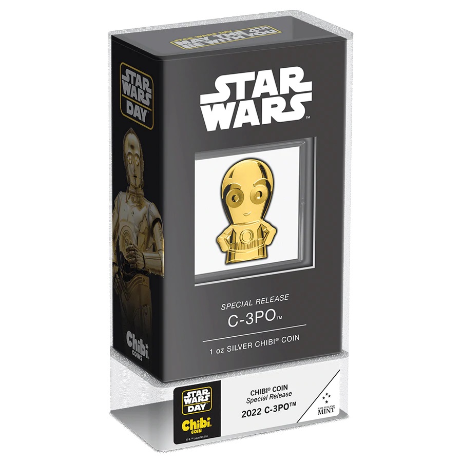STAR WARS - CHIBI® COINS COLLECTION - STAR WARS⢠DAY SPECIAL: C-3PO⢠- 2022 NEW ZEALAND MINT COINS