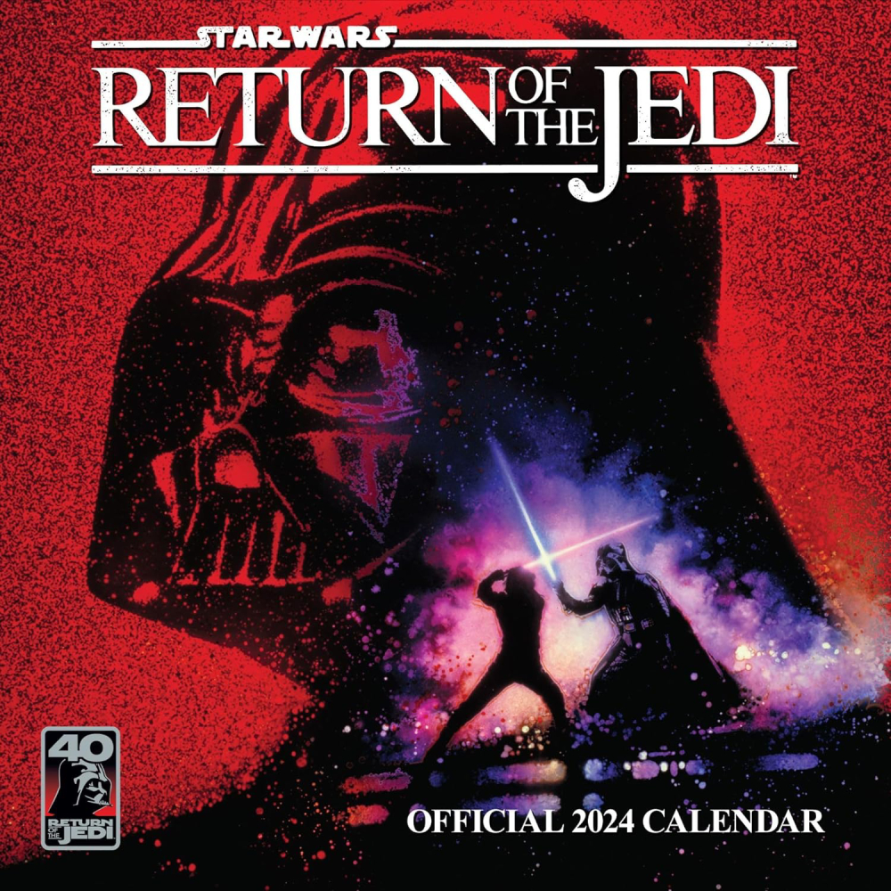 STAR WARS OFFICIAL 2024 CALENDAR RETURN OF THE JEDI