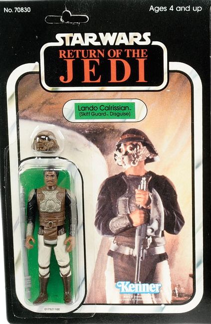 STAR WARS -  RETURN OF THE JEDI - LANDO CALRISSIAN (SKIFF GUARD DISGUISE) FIGURINE (3.75