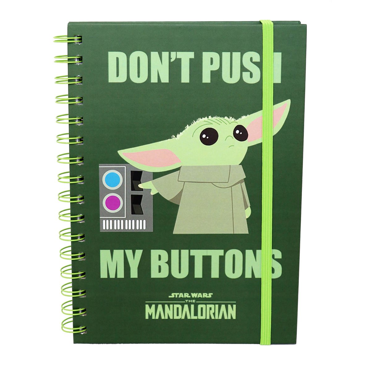 STAR WARS -  SPIRAL NOTEBOOK - DON'T PUSH MY BUTTONS