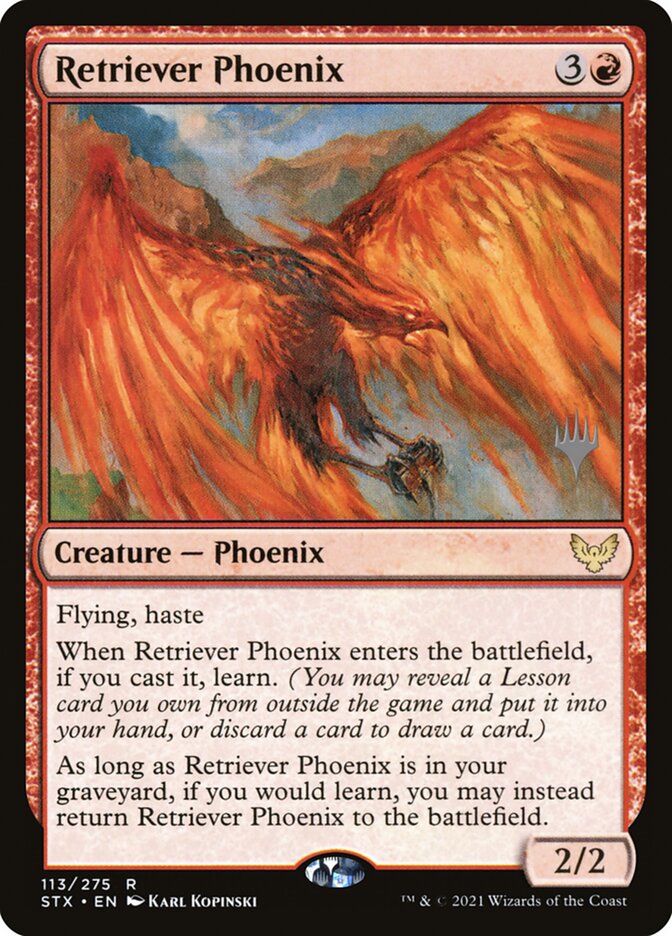 Strixhaven: School of Mages Promos -  Retriever Phoenix