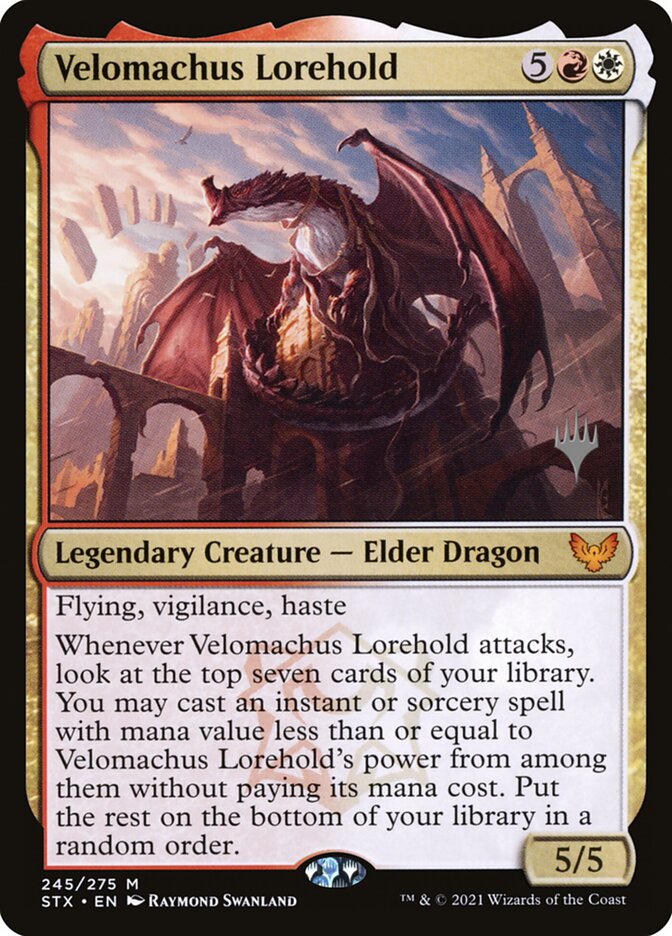 Strixhaven: School of Mages Promos -  Velomachus Lorehold