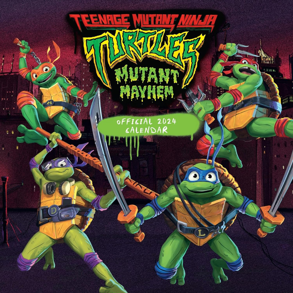 TEENAGE MUTANT NINJA TURTLES OFFICIAL 2025 CALENDAR THE MOVIE