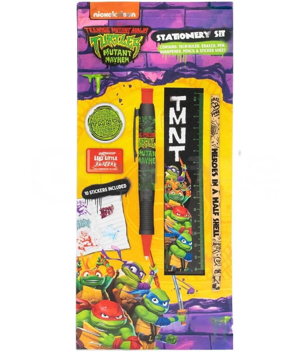 TEENAGE MUTANT NINJA TURTLES - STATIONARY SET