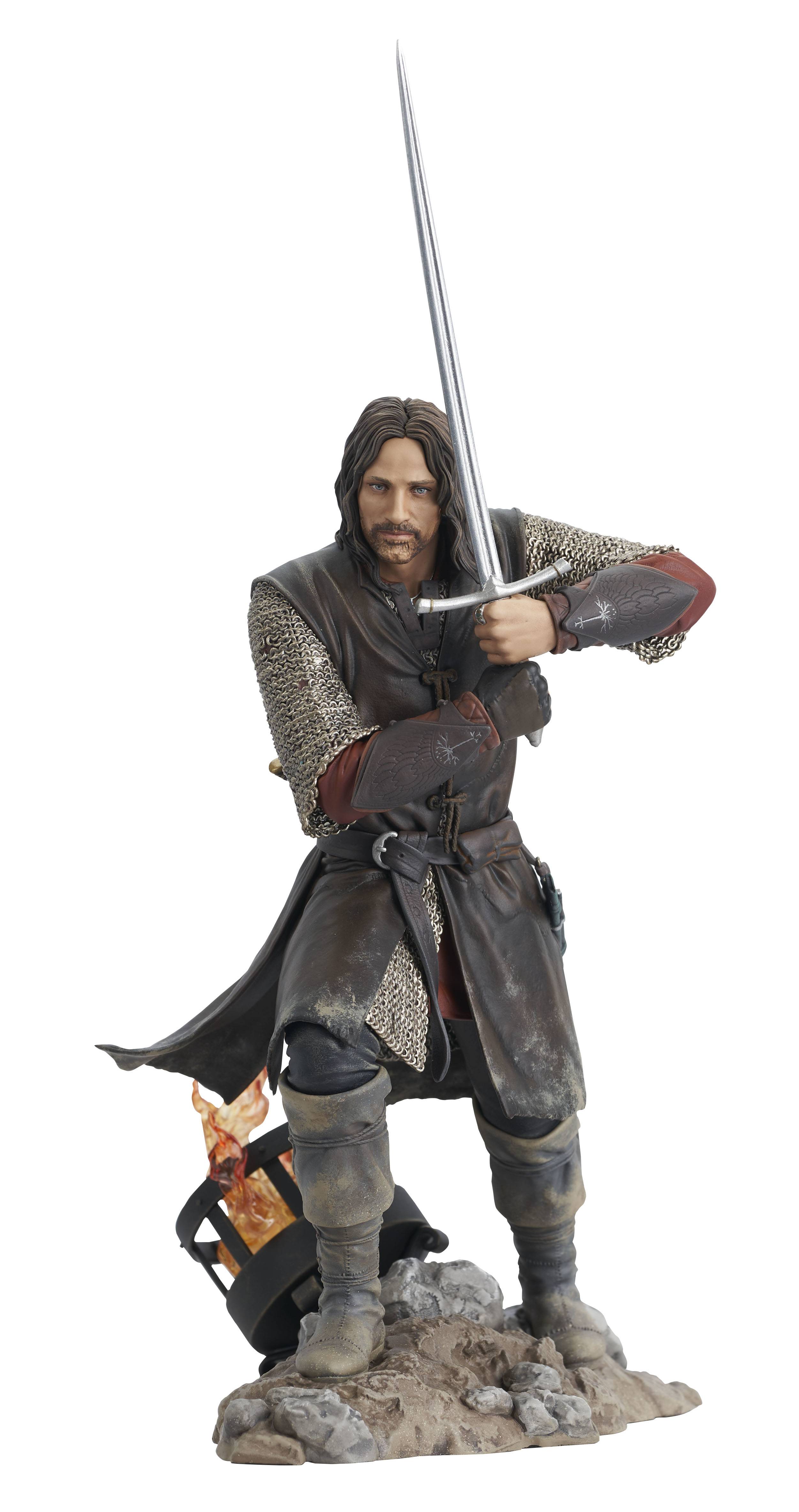 THE LORD OF THE RINGS -  ARAGORN FIGURE -  GALLERY DIORAMA