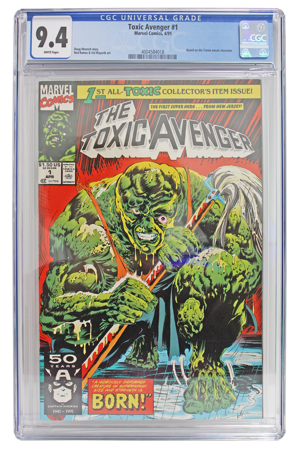 Toxic Avenger - Title Banner (Royal)