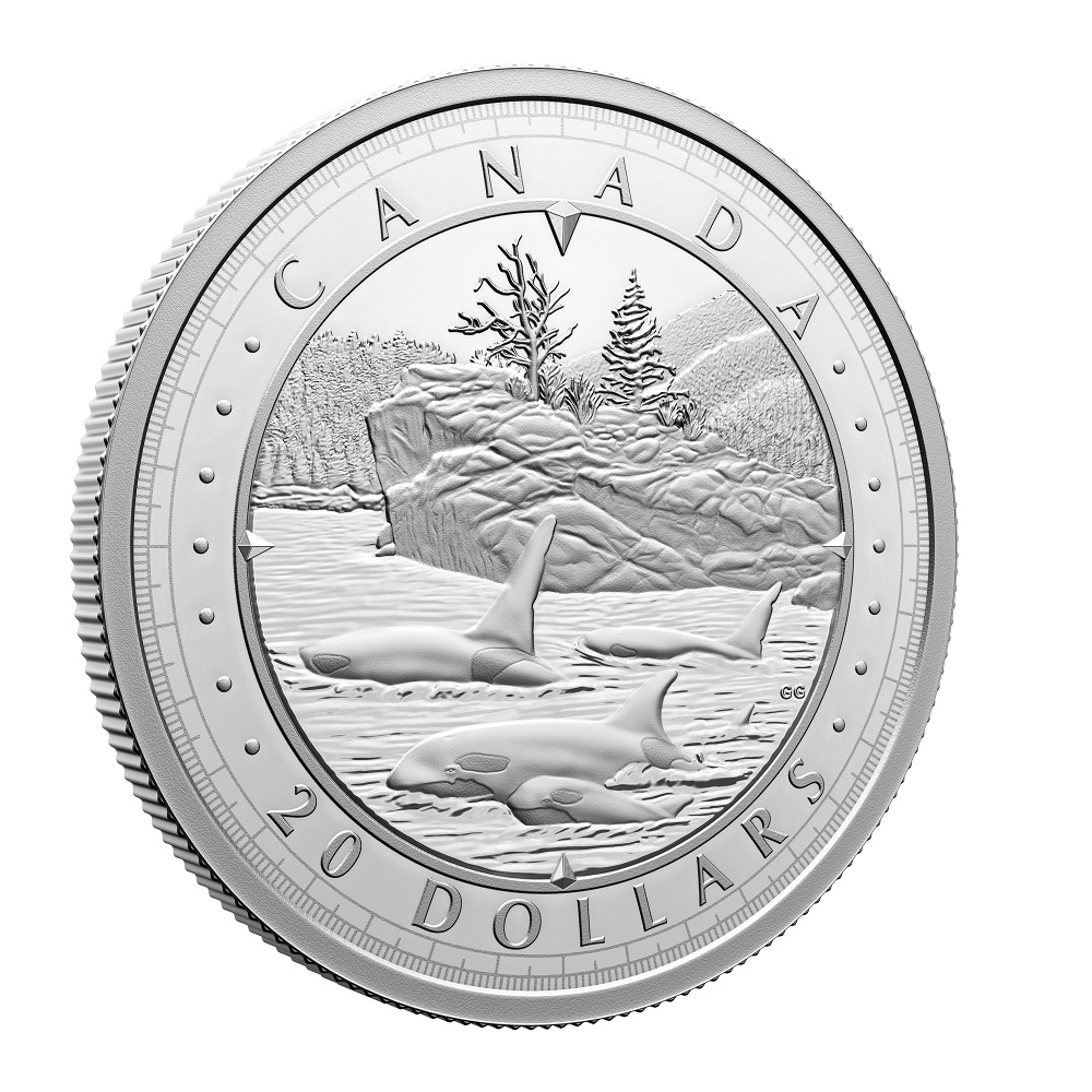 THIS IS CANADA: WONDROUS WATERS -  PACIFIC COAST -  2024 CANADIAN COINS 01