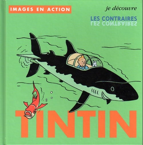 TINTIN - JE DECOUVRE LES CONTRAIRES USAGÉ