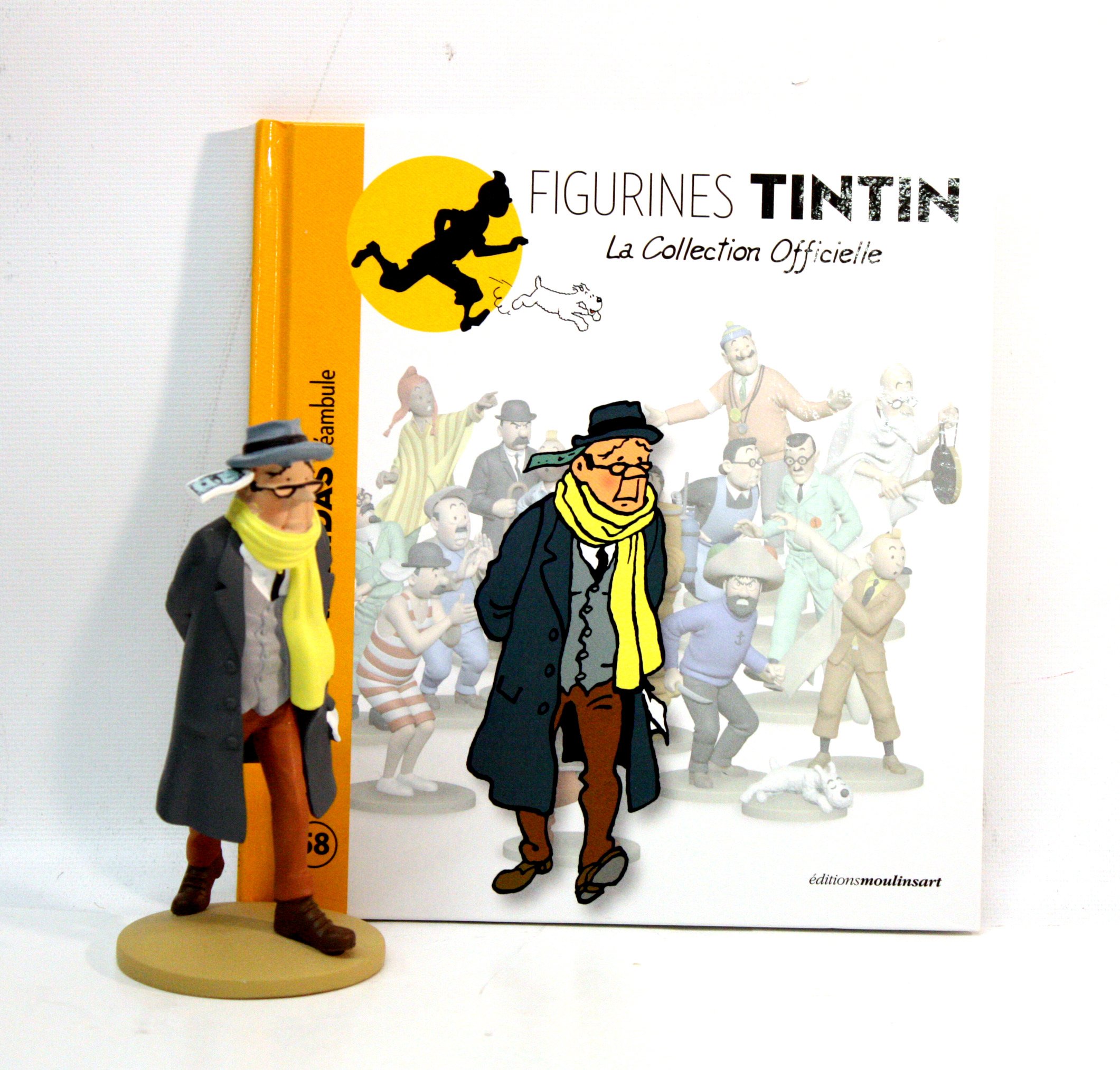 TINTIN - LASZLO CARREIDAS DÉAMBULE FIGURE + BOOKLET + PASSPORT (4.5 ...