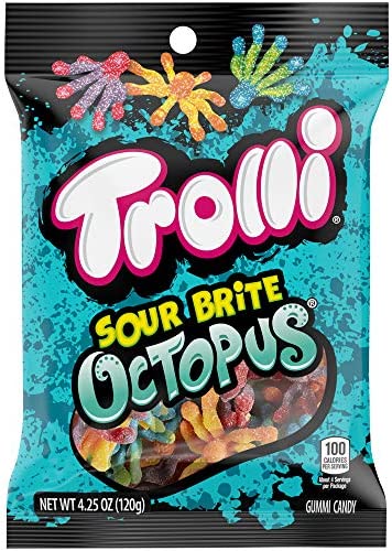 TROLLI -  SOUR BITE OCTOPUS (120G)
