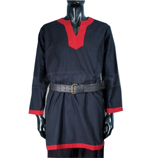 Medieval Tunic Full Sleeves Costume in Blue Color