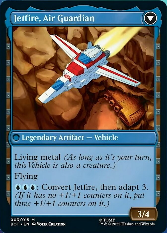 Transformers -  Jetfire, Ingenious Scientist // Jetfire, Air Guardian