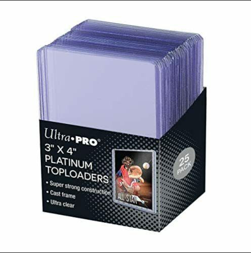 ULTRA PRO -  TOPLOADER: 3X4 ULTRA CLEAR PLATINUM (25-PACK)
