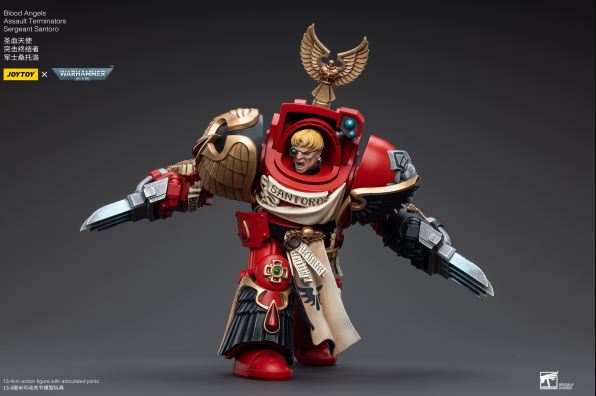 WARHAMMER 40K - BLOOD ANGELS ASSAULT TERMINATORS SERGEANT SANTORO ...