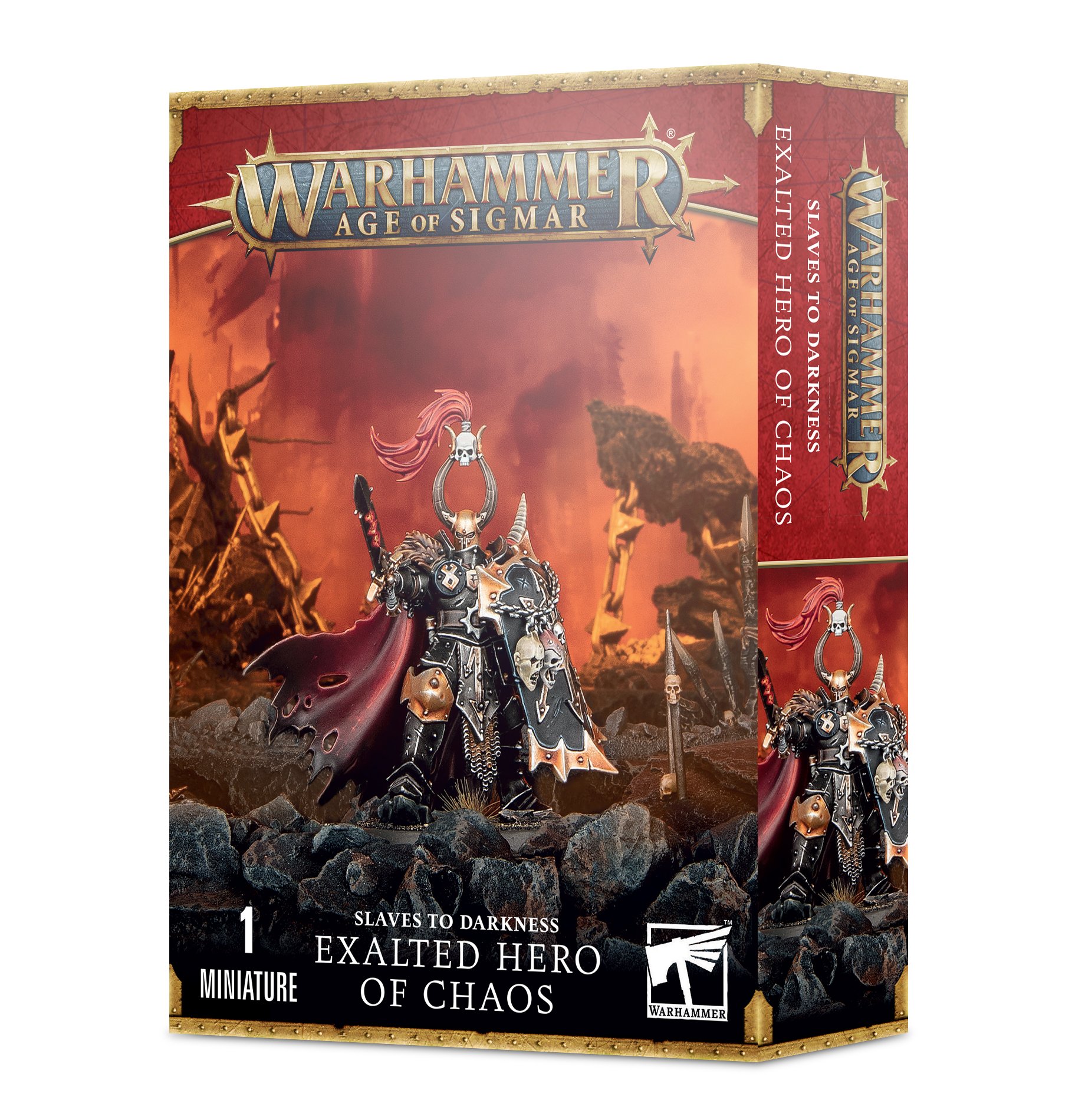 WARHAMMER AGE OF SIGMAR -  EXALTED HERO OF CHAOS -  SLAVES TO DARKNESS