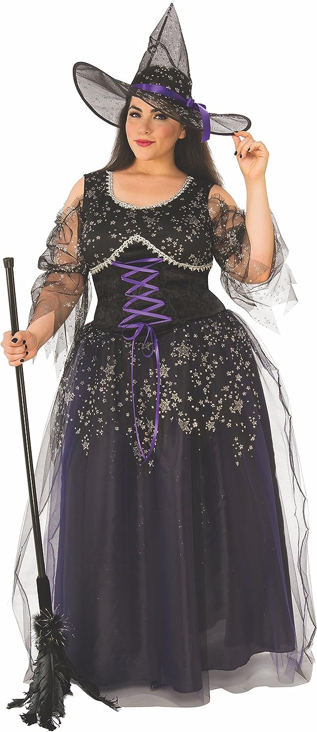 WITCH -  MIDNIGHT WITCH COSTUME (ADULT - PLUS SIZE)