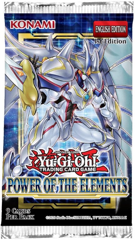 YU-GI-OH! -  POWER OF THE ELEMENTS BOOSTER PACK (ENGLISH)