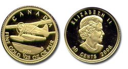 1/25 OZ IN GOLD -  DE HAVILLAND BEAVER -  2008 CANADIAN COINS 05