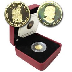 1/25 OZ IN GOLD -  ROYAL CANADIAN MOUNTED POLICE -  2010 CANADIAN COINS 07