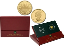 1/25 OZ IN GOLD -  VOYAGEUR -  2005 CANADIAN COINS 02