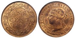 1-CENT -  1895 1-CENT -  1895 CANADIAN COINS
