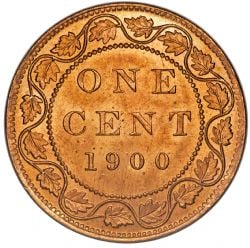 1-CENT -  1900 1-CENT - NO H -  1900 CANADIAN COINS