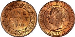 1-CENT -  1900 H 1-CENT -  1900 CANADIAN COINS