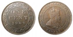 1-CENT -  1902 1-CENT -  1902 CANADIAN COINS