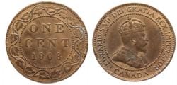 1-CENT -  1908 1-CENT -  1908 CANADIAN COINS