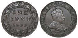 1-CENT -  1909 1-CENT -  1909 CANADIAN COINS