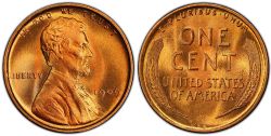 1-CENT -  1909 1-CENT - LINCOLN, V.D.B -  1909 UNITED STATES COINS