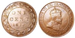 1-CENT -  1910 1-CENT -  1910 CANADIAN COINS